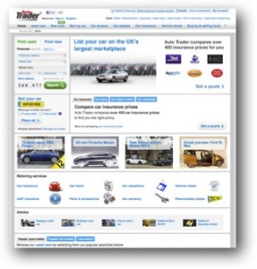 Auto Trader website