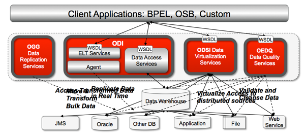 OSDI and ODI in a SOA Environment