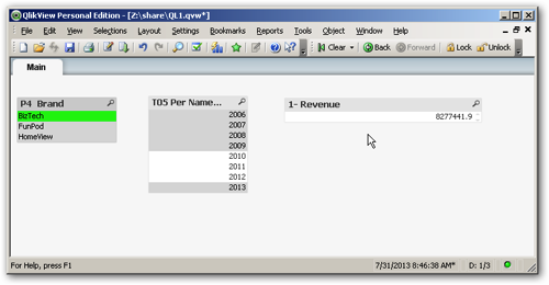 Qlikview Second Report