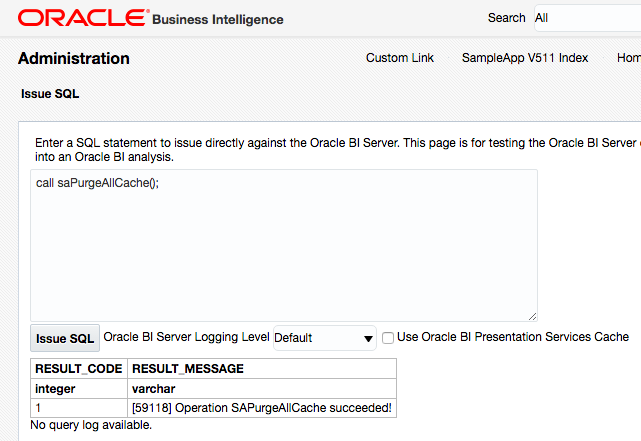 Changes in BI Server Cache Behaviour in OBIEE 12c : OBIS_REFRESH_CACHE