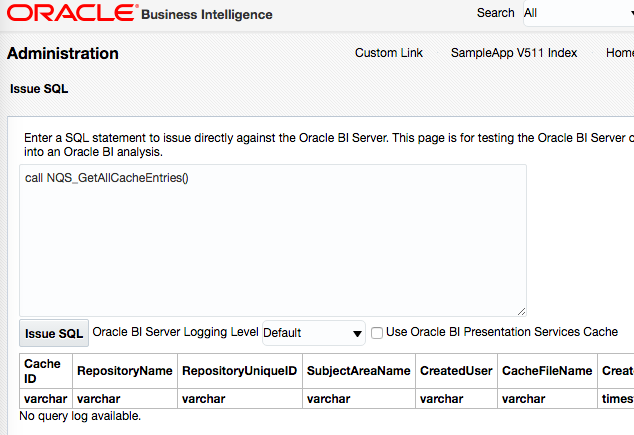 Changes in BI Server Cache Behaviour in OBIEE 12c : OBIS_REFRESH_CACHE