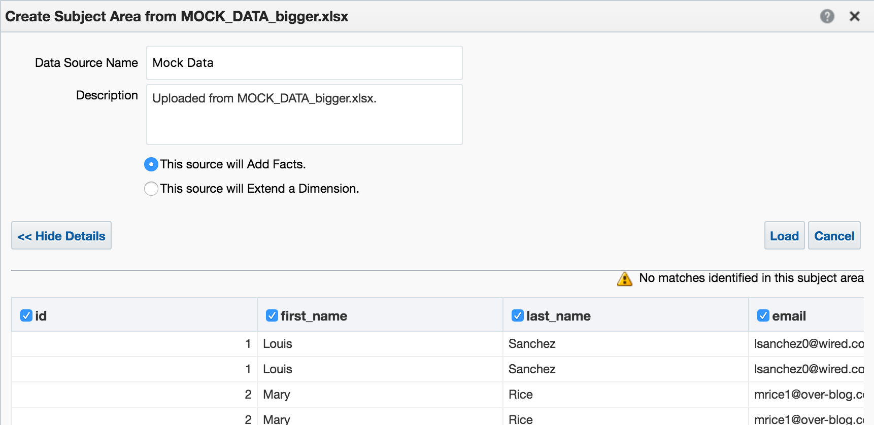 OBIEE 12c – Extended Subject Areas (XSA) and the Data Set Service
