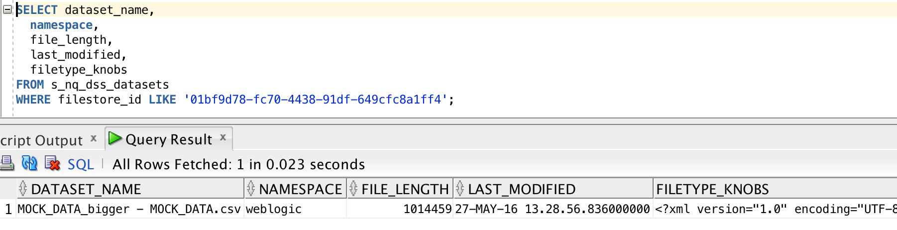 OBIEE 12c – Extended Subject Areas (XSA) and the Data Set Service