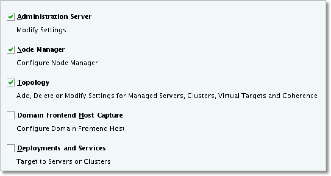 JEE Agent domain configuration