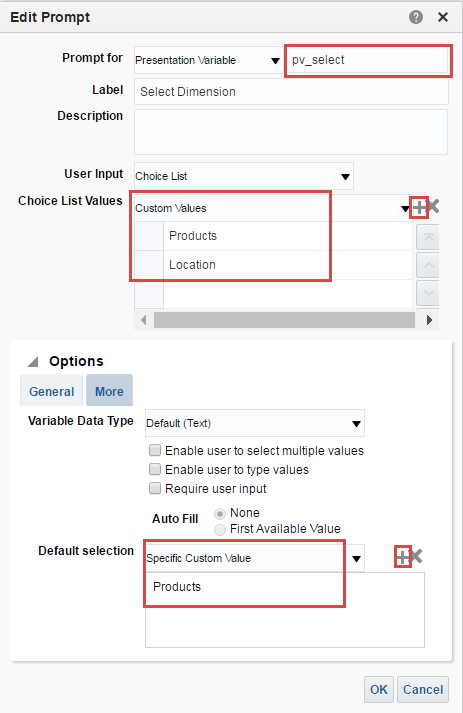 what is variable presentation