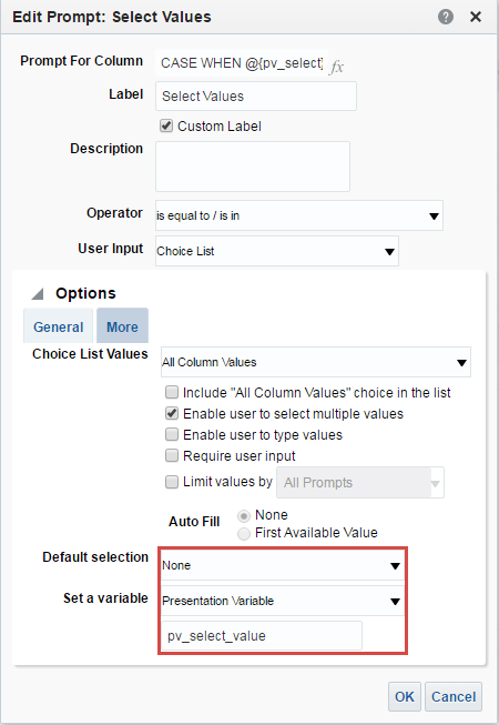 what is variable presentation