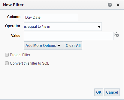 obiee use presentation variable in filter