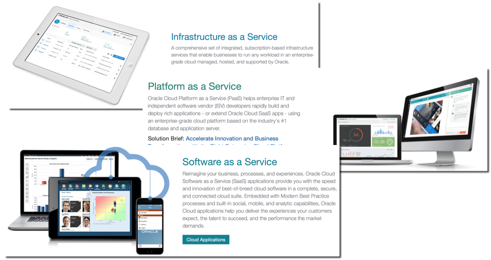 Oracle Cloud As A Service