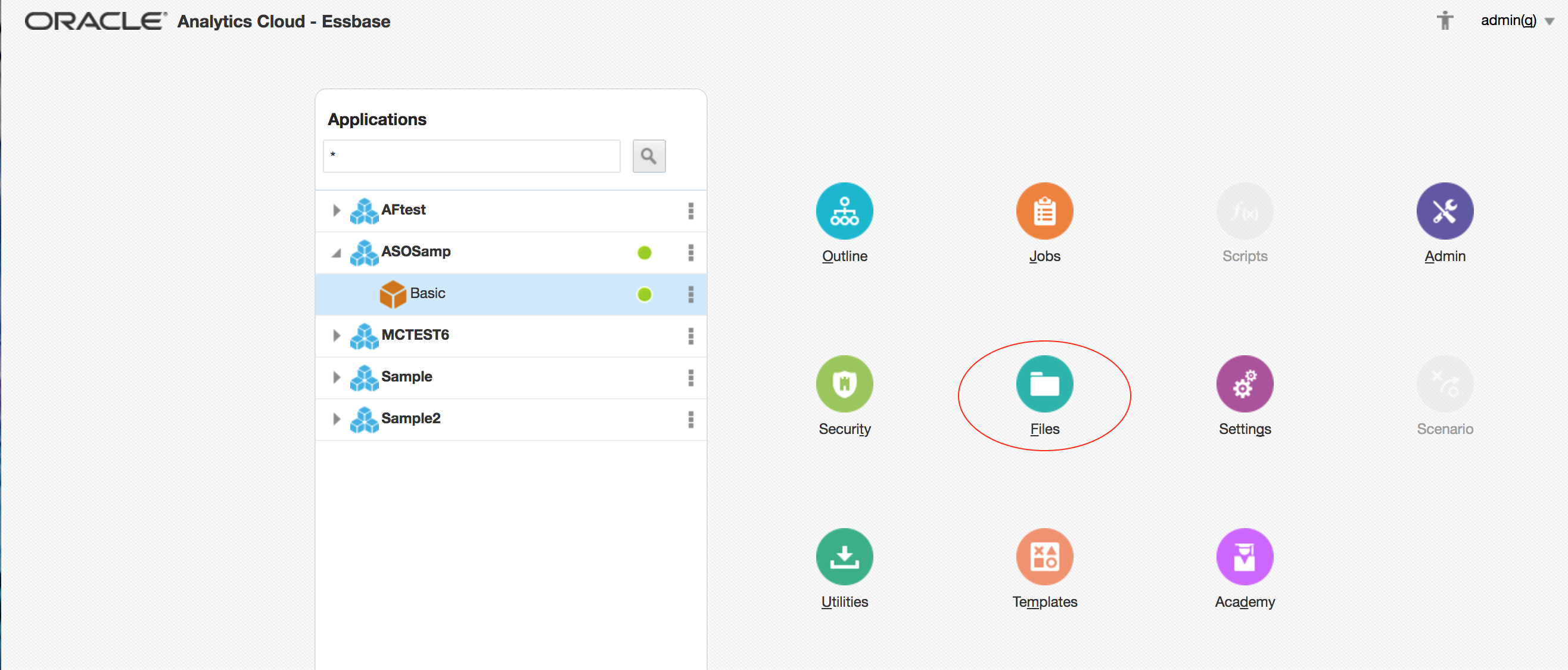OAC: Essbase – Loading Data