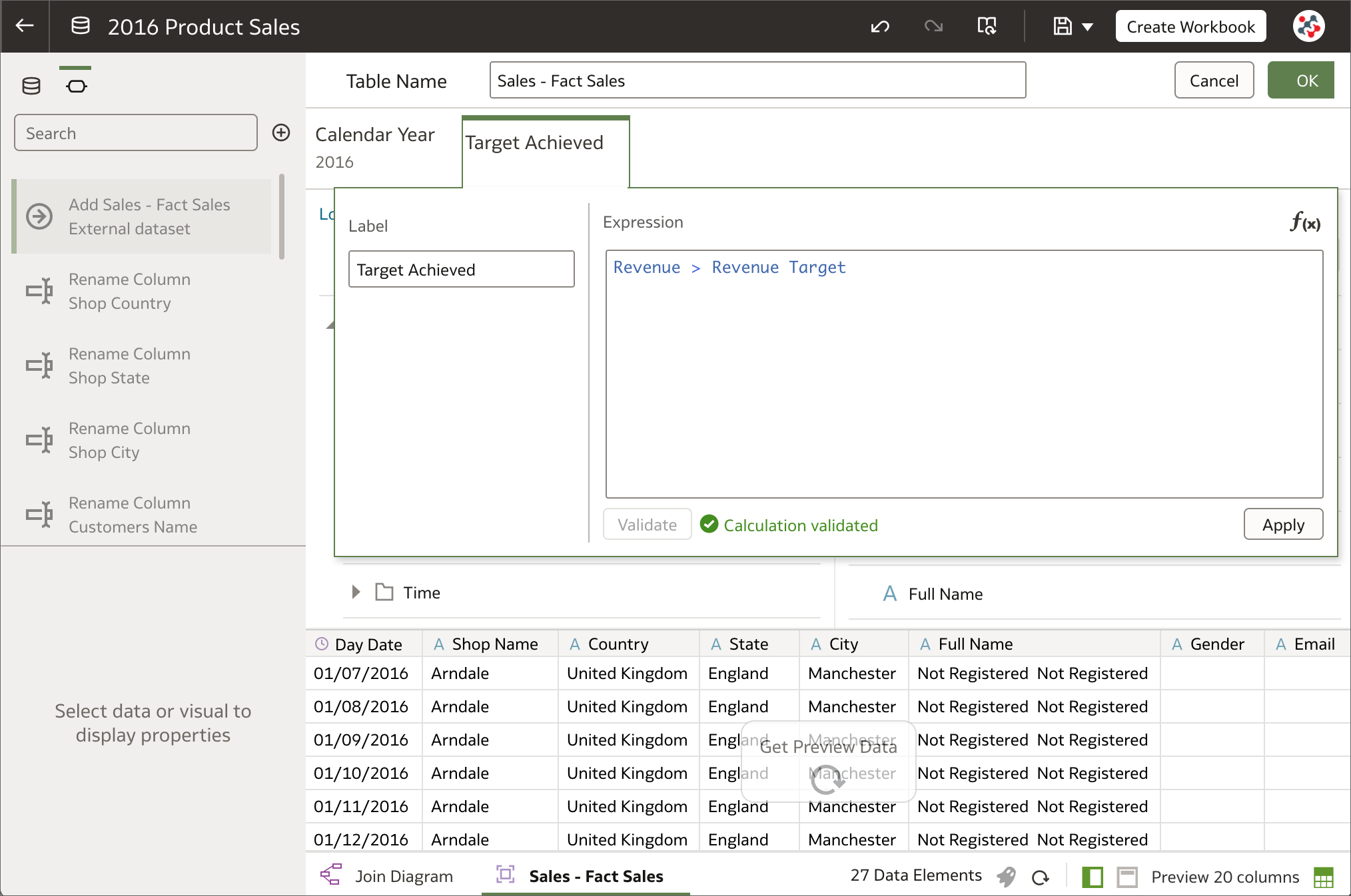 Filtering entities in datasets using expression filters