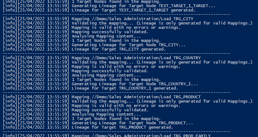 Extracting ODI metadata...