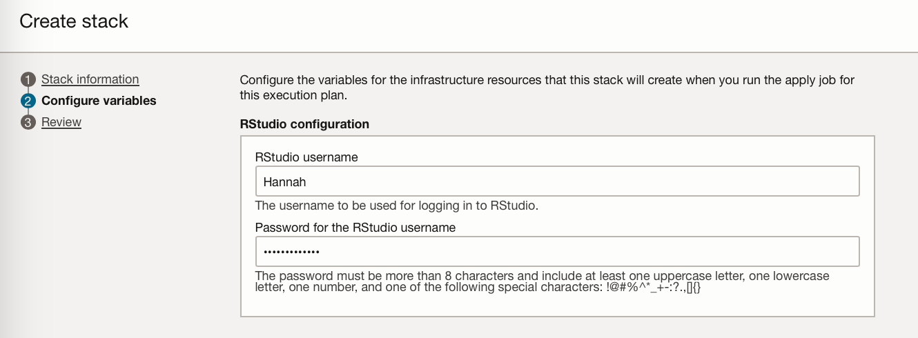 Deploy RStudio in an OCI Container
