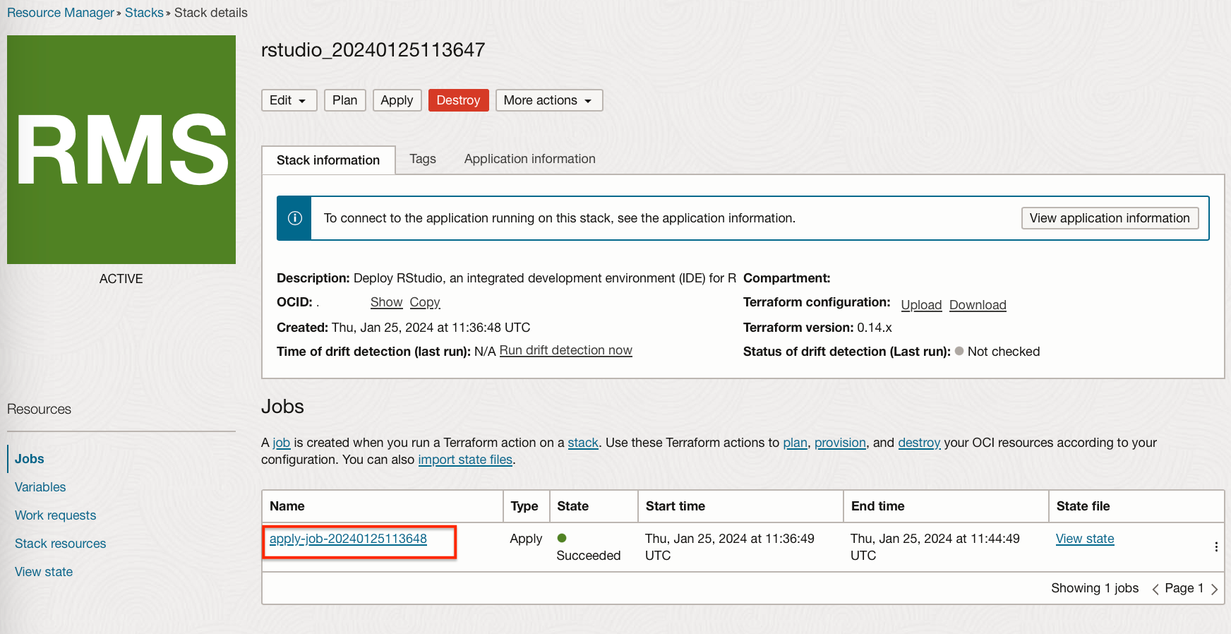 Deploy RStudio in an OCI Container