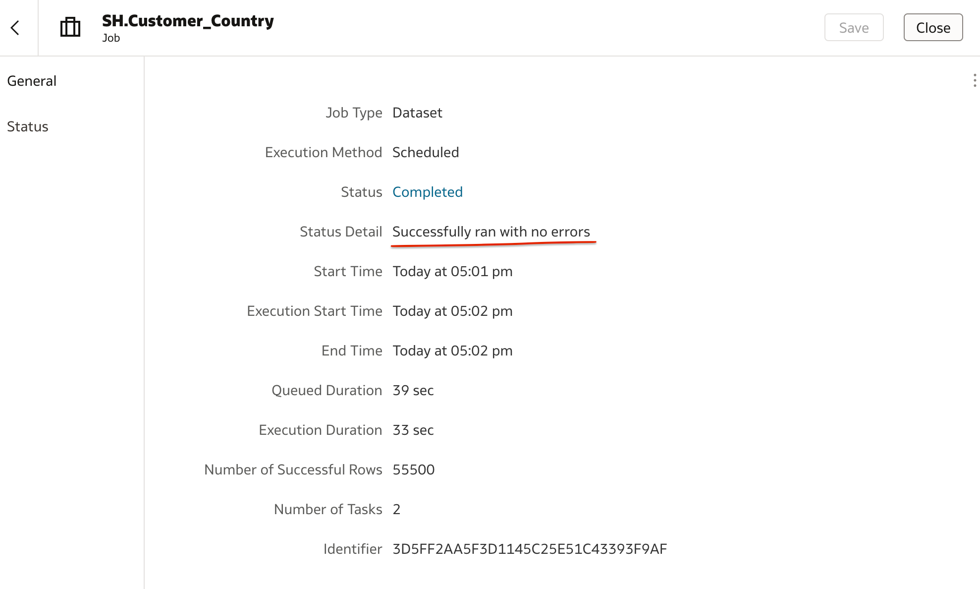 Dataset Reload Schedules in Oracle Analytics Cloud