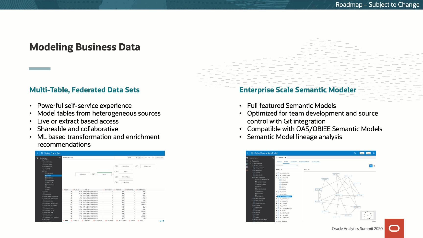 OA Modeling Business data