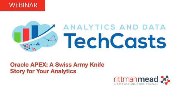 WEBINAR Oracle APEX: A Swiss Army Knife Story for Your Analytics